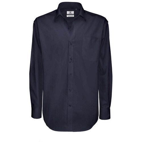  KO&amp;Scaron;ULJA MU&amp;Scaron;KA DUGI RUKAVI B&amp;amp;C SHARP 130G TAMNO PLAVA L!! Slike