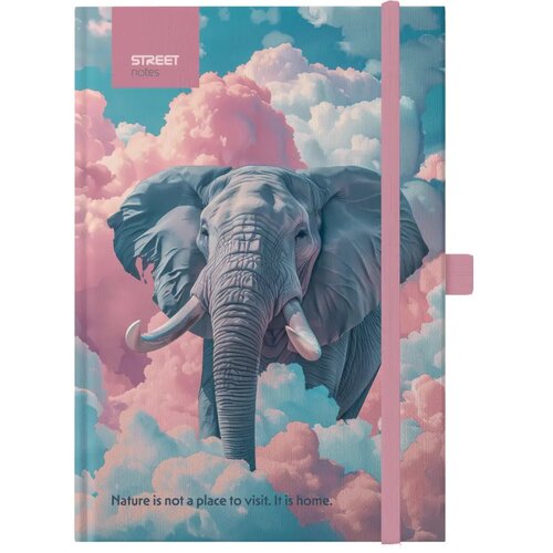 Blok notes z elastiko animals elephant a5 tp črt 96l PROMOCIJA Cene