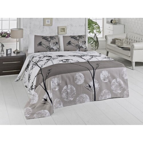 Victoria lagani pamučni prekrivač za bračni krevet Belezza Grey, 200 x 230 cm Cijene
