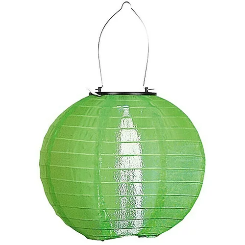 BAUHAUS Solarna svetilka Lampion (0,06 W, premer: 20 cm, zelena)