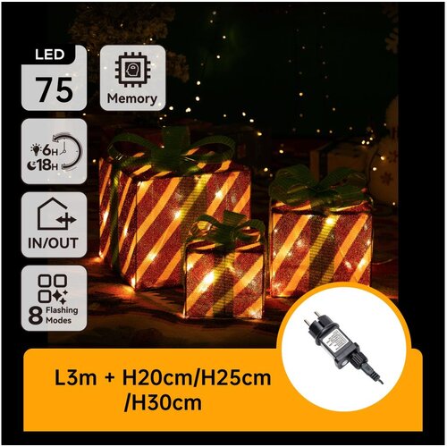 Aigostar LED spolja&scaron;nja božićna dekoracija 3,6W/31/230V 2700K 20/25/30 cm IP44 pokloni Cene