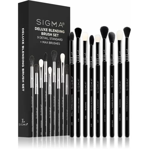 Sigma Beauty Brush Set Deluxe Blending set čopičev (za oči)