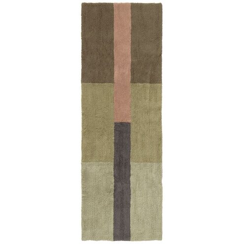 Lorena Canals Ručno rađena vunena staza 80x230 cm Chroma Dusty Pink &amp;ndash; Slike