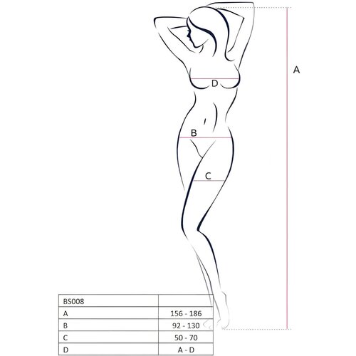 Passion catsuit s motivom ma&amp;scaron;ne, crni Slike