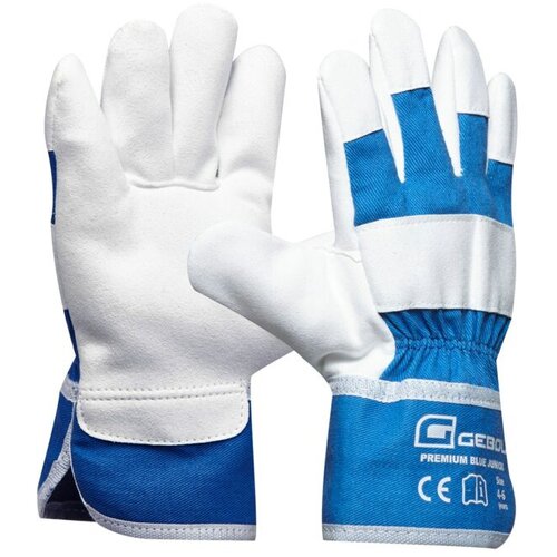GEBOL DJEČIJE RUKAVICE JUNIOR 4-6 PREMIUM PLAVE Slike