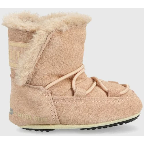 Moon Boot Dječje cipele za snijeg od brušene kože Crib boja: ružičasta