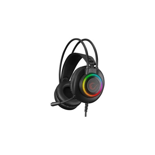  Slu&scaron;alice sa mikrofonom gaming RAMPAGE RM-K27 X-JAMMER Rainbow RGB LED USB 3.5M PC &ndash; PS4-PS5-XBOX Cijene