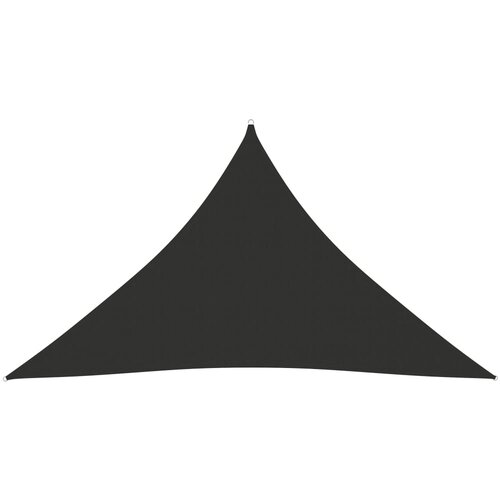 vidaXL Senčno jadro oksford blago trikotno 3,5x3,5x4,9 m antracitno, (20609210) Cene