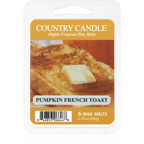 Country Candle Pumpkin French Toast vosak za aroma lampu 64 g