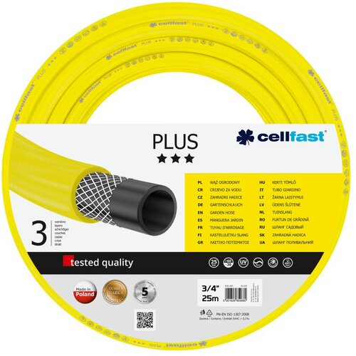 Cellfast Crijevo za zalijevanje PLUS 3/4&amp;quot; 25m Slike