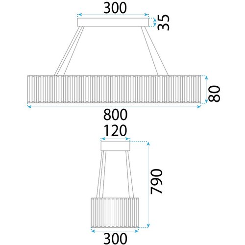 Toolight Lampa Viseća LED APP1547-CP CHROME Slike