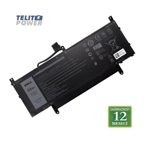 Dell latitude 9510 / n7ht0 / 7.6v / 52wh Baterija za laptop Slike
