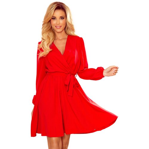 Numoco Women&amp;#039;s dress with a neckline Slike
