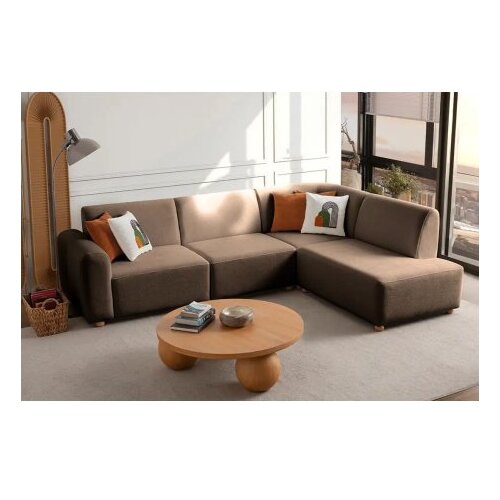 Atelier Del Sofa ugaona garnitura s loft right brown Cene