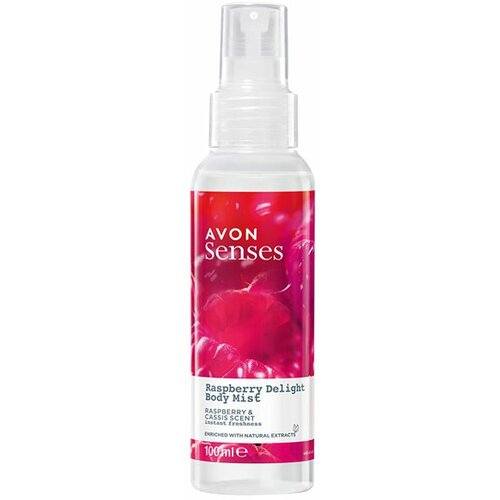 Avon Senses Raspberry Delight sprej za telo 100ml Slike