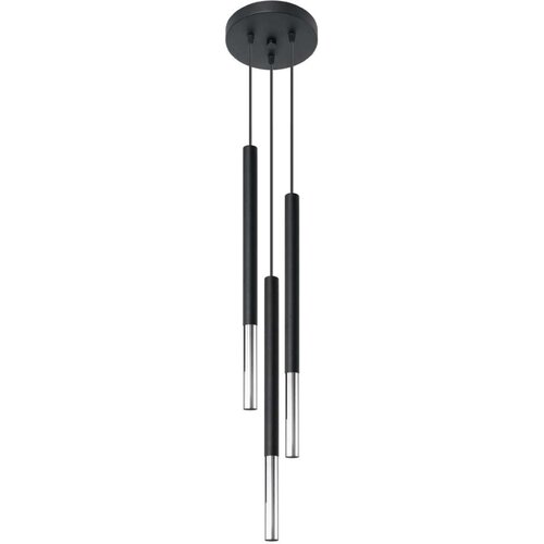  Sollux SL.0887 - Viseći luster na sajli MOSAIC 3xG9/12W/230V crna/krom Cene
