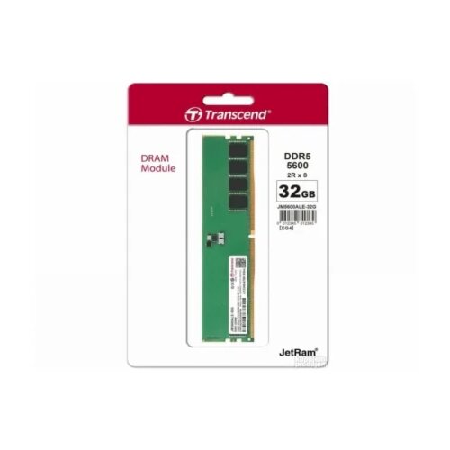 Transcend Memorija 32GB/DIMM/DDR5/5600MHz/CL46/crna Cene