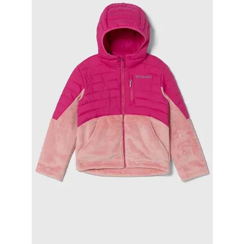 Columbia Otroška jakna roza barva