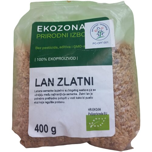  Lan zlatni organski Ekozona, 400g Cene