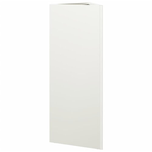  Vrtne sadilice 2 kom bijele trokutaste 30x26x75 cm čelične Slike