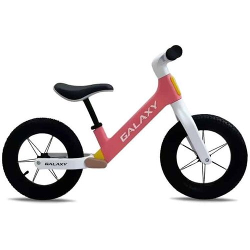 Balance Bike sa Gumama na naduvavanje 12" GALAXY COOPER roza/bela - 540110 Cene