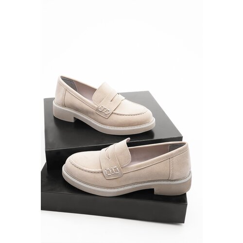 Marjin Women's Loafers Loafers Casual Shoes Andel Beige Cene