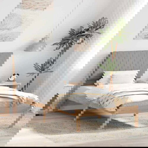  Konstrukcija postelje Rjava 90 x 200 cm Masivno borovo les, (5000084283) Cene