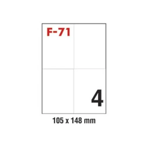  NALJEPNICA TTO 105X148 100/1,TTO105148