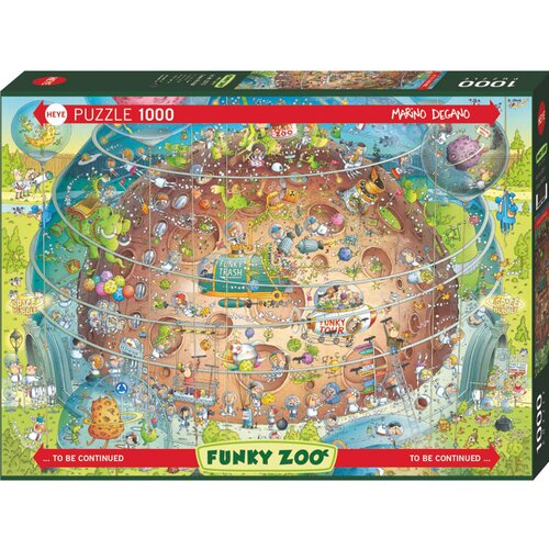 Heye puzzle degano funky zoo cosmic habitat 30013,1000 delova Slike