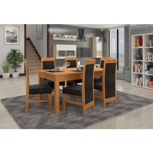 ADRK Blagovaonski set RODOS 57 s 6 stolica i stolom - ALDER Slike