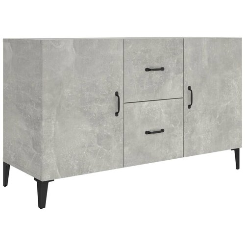 Maison Chic Komoda - Predalnik betonsko siva 100x36x60 cm inženirski les, (21719834) Slike