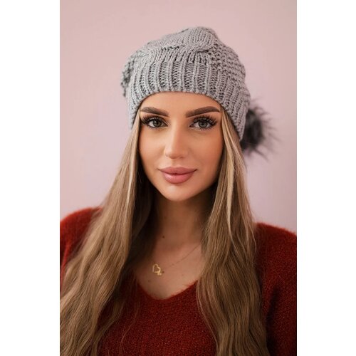 Kesi Cap with fleece Sandra K210 light gray Cijene