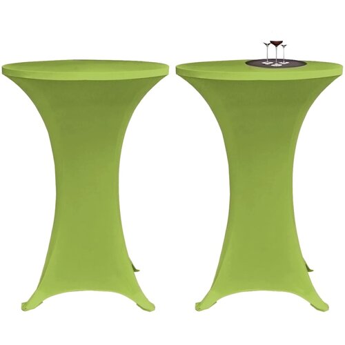 Maison Chic Prevleka za zunanjo pohi&amp;scaron;tvo - Raztegljivo pregrinjalo za mizo 4 kosi 60 cm zeleno, (21795637) Slike