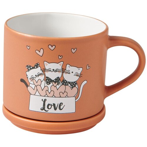 Brandani Oranžne/bež porcelanaste skodelice v kompletu 2 ks 35 ml – Cene