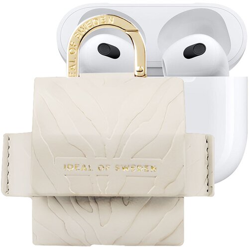 Oem IDEAL OF SWEDEN, Mini torbica za AirPods 3 Model Flo Textured Zebra s karabinom, Bež, (5000227530) Cene