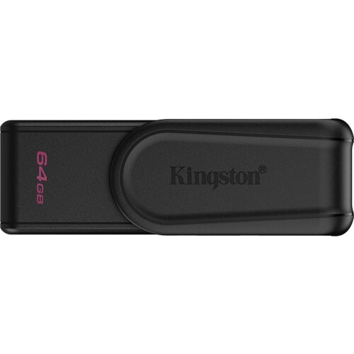 Kingston 64GB Portable USB 3.2 Gen 1 DataTraveler Exodia S (Black/Black) Slike