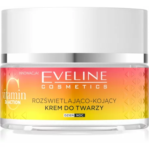 Eveline Cosmetics Vitamin C 3x Action posvjetljujuća krema s umirujućim djelovanjem 50 ml