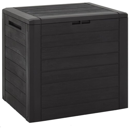 VidaXL Vrtna &amp;scaron;katla za shranjevanje rjava 58,5x46x55 cm PP Slike
