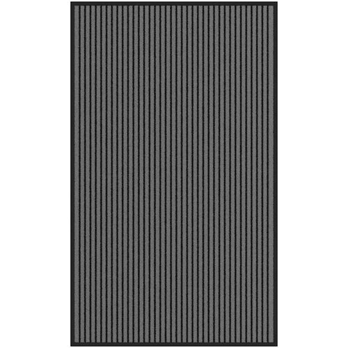 vidaXL Predpražnik črtast črn in siv 90x150 cm Cene