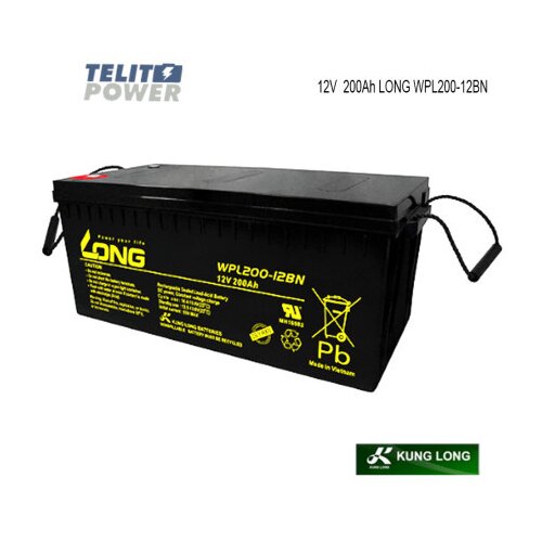 Long 12V 200Ah WPL200-12BN M8 Bolt L Cene
