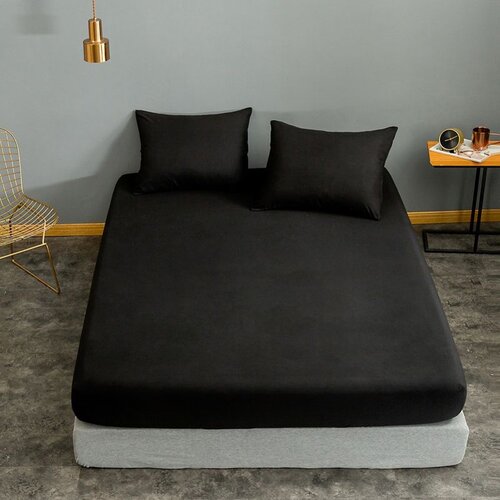  Düzboya - black black single sheet set Cene