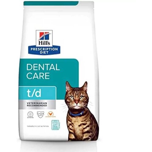 Hill’s Prescription Diet Dental Care cat T/D, 3 kg Slike