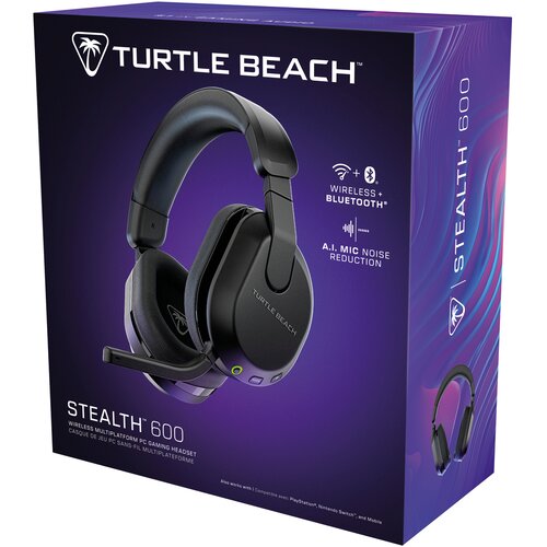 Turtle Beach Stealth 600 brezžične slu&scaron;alke črne barve za PC & PS5 & PS4 & Switch & mobilne naprave Cene