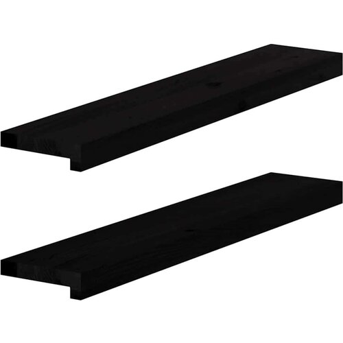  Prozorske klupice 2 kom tamnosmeđe 80x15x2 cm masivne hrast Cijene