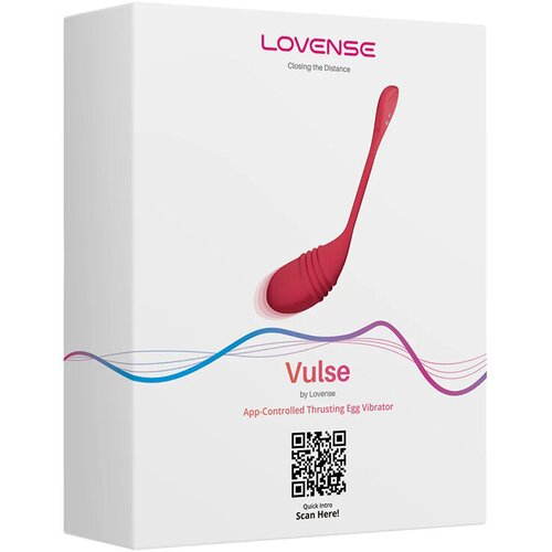 Lovense Vibrator za G tačku Vulse 29625, 20cm, Crveni Slike