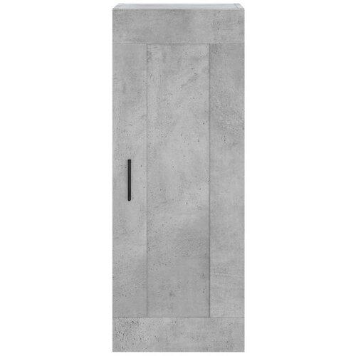  Visoka komoda siva betona 34,5x34x180 cm od konstruiranog drva Slike