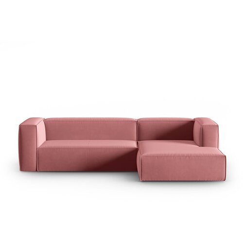 Cosmopolitan Design Ružičasta bar&amp;scaron;unasti kutna garnitura Mackay &amp;ndash; Slike