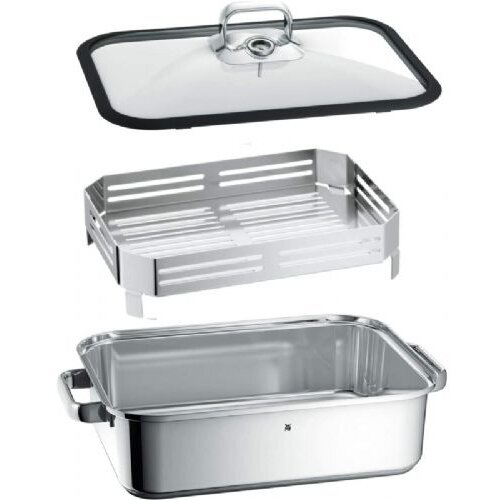 Wmf 1741026040 roasting pan 3.5 L Glass, Silicone, Stainless steel Slike