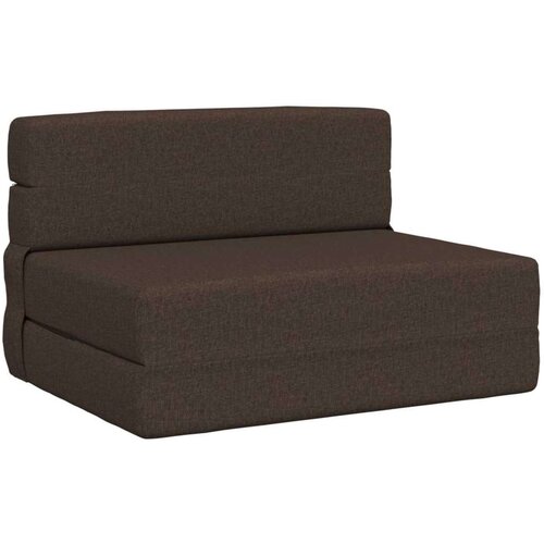 SK foldajući kauč na krevet Sivo-smeđa 190 x 70 x 15 cm tkanina - Sivo-smeđa 190 x 70 x 15 cm tkanina Cijene