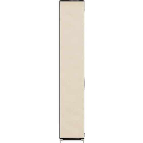  za cipele s pokrovom od tkanine 57 x 29 x 162 cm krem Slike